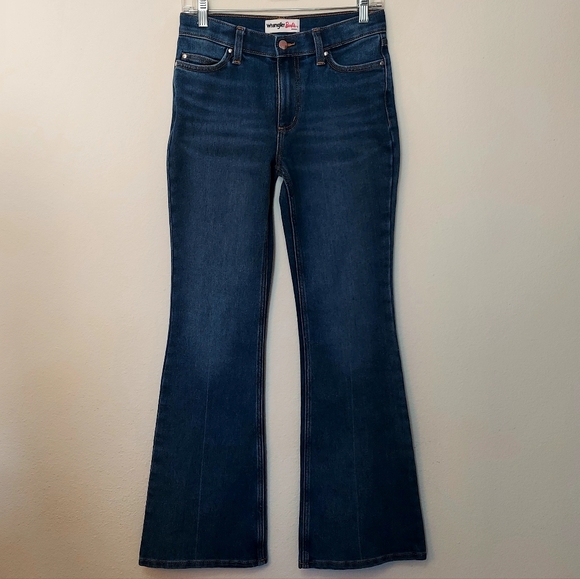 Wrangler X Barbie Girls Size 16 Slim Flare Jeans - Picture 2 of 7